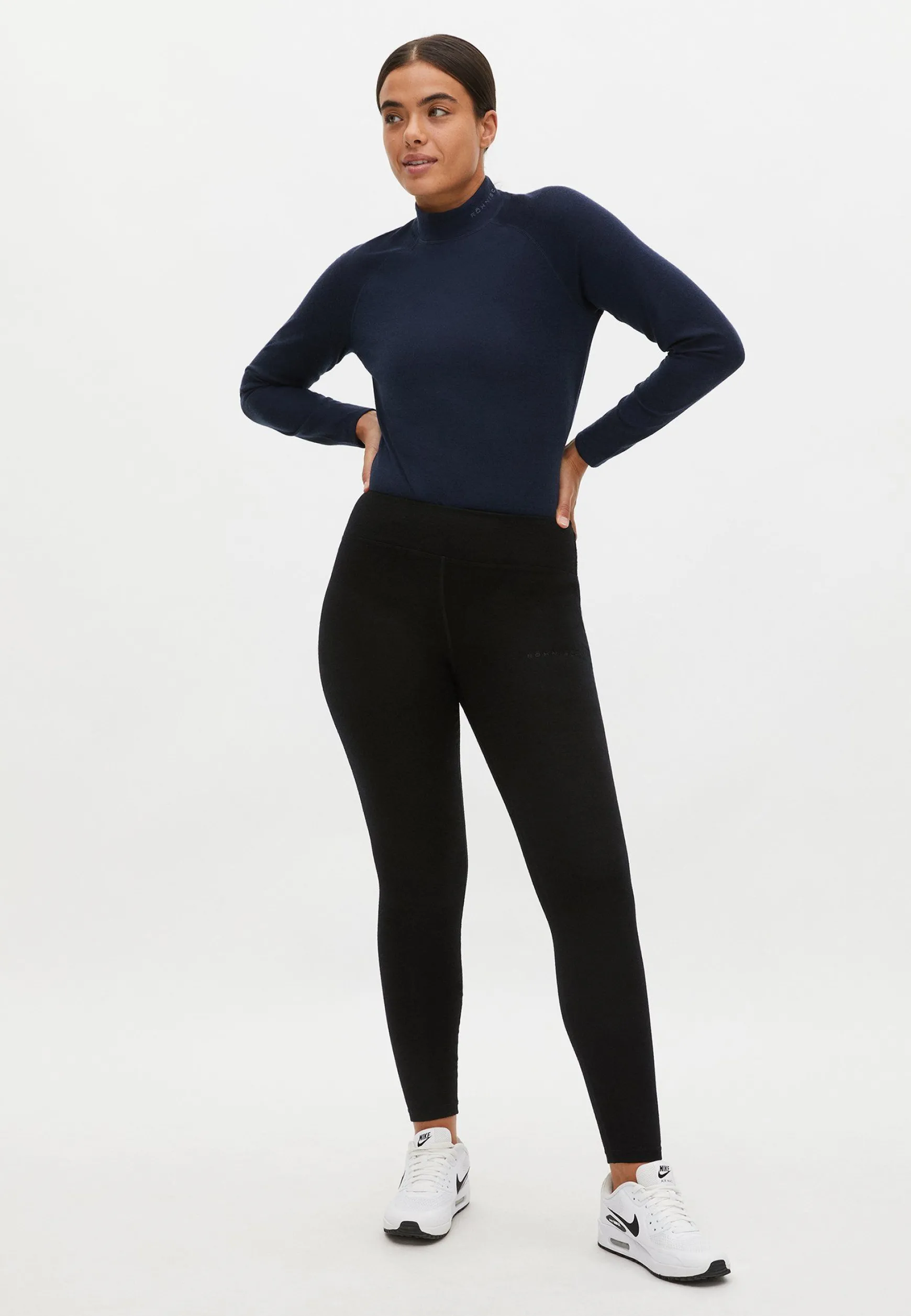Ally Merino Base Tights, Black