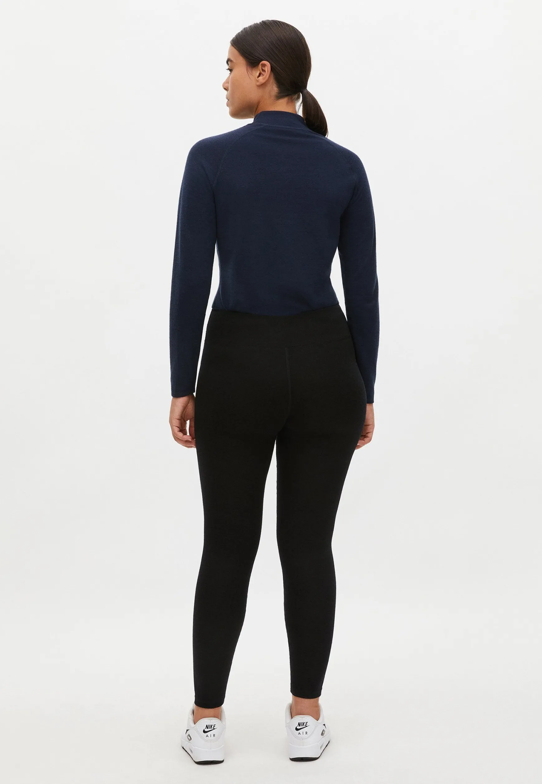 Ally Merino Base Tights, Black