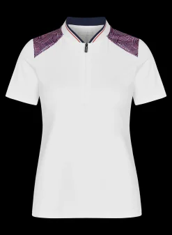 Arya Poloshirt, Hexagon Red