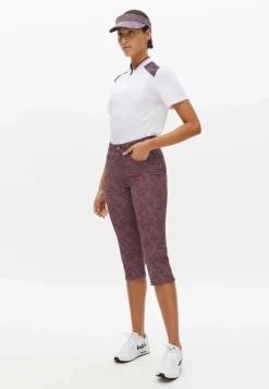 Chie Comfort Capri, Hexagon Red