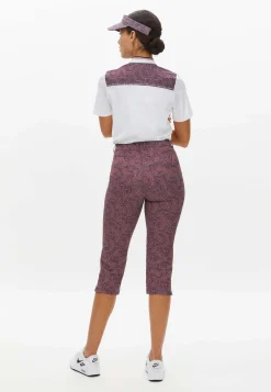 Chie Comfort Capri, Hexagon Red