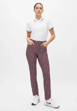 Chie Comfort Pants 30, Hexagon Red