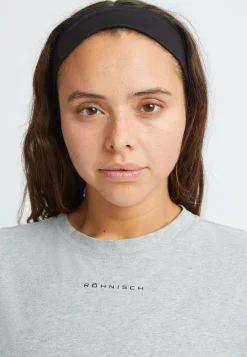 Cotton Melange Tee, Grey Melange