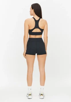 Flattering Curved Hotpants, Black