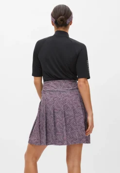 Mira Pleated Regular Skort, Hexagon Red