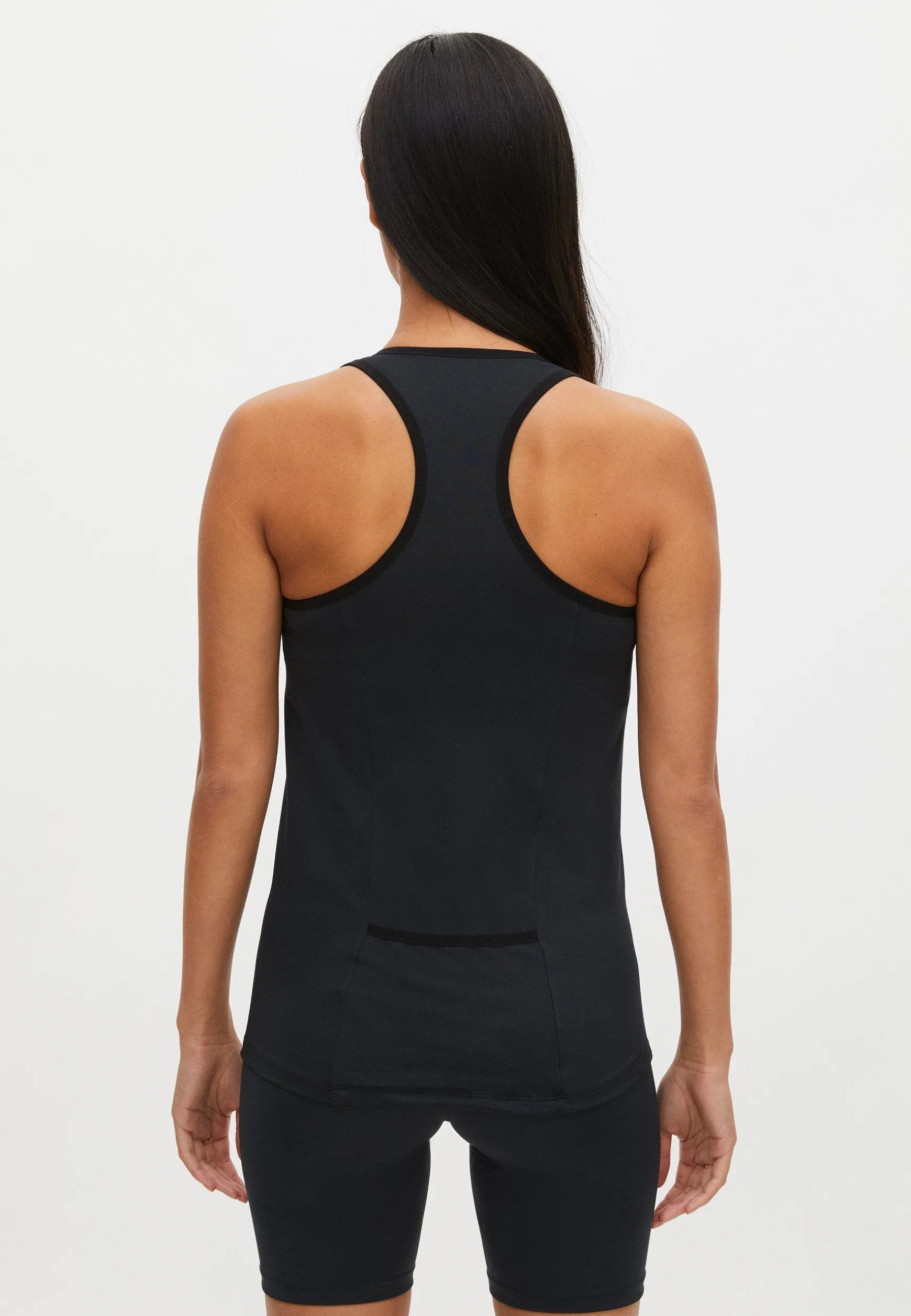 Solid Court Racerback, Black