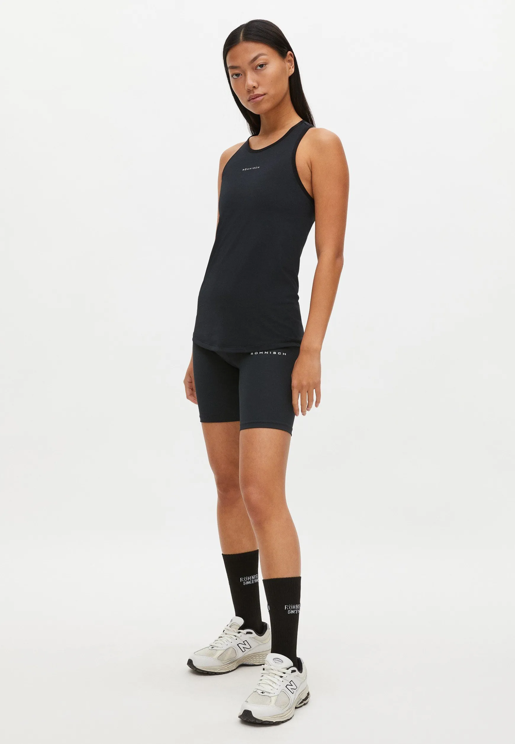 Solid Court Racerback, Black